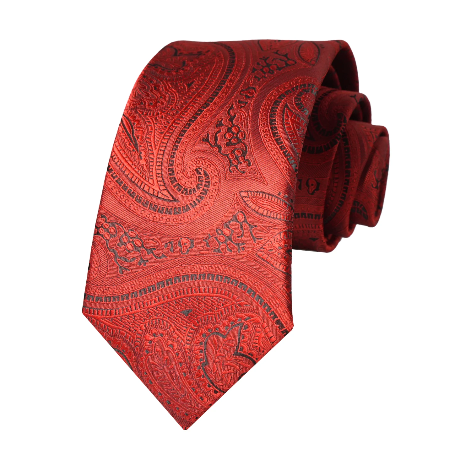 Herren Paisley Jacquard Krawatte Luxuriöse Polyester-Seidenkrawatte Klassische Formelle Business-Hochzeits-Party-Krawatte Modisches Anzug-Accessoire – Detail 28