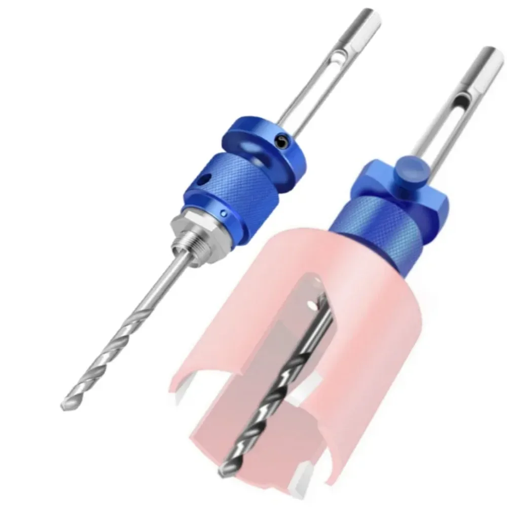 

Hole Saw Connecting Rod Bimetal Hole Opener Drill Bit Quick Release Hole Saw Arbor Opener Connector Rod 12mm Hex Shank