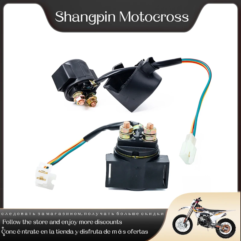 

Scooter ATV Kart Motorcycle Replacement Parts 12V Motorcycle Spare Parts Start Electromagnetic Relay for GY6 50cc 125cc 150cc 25