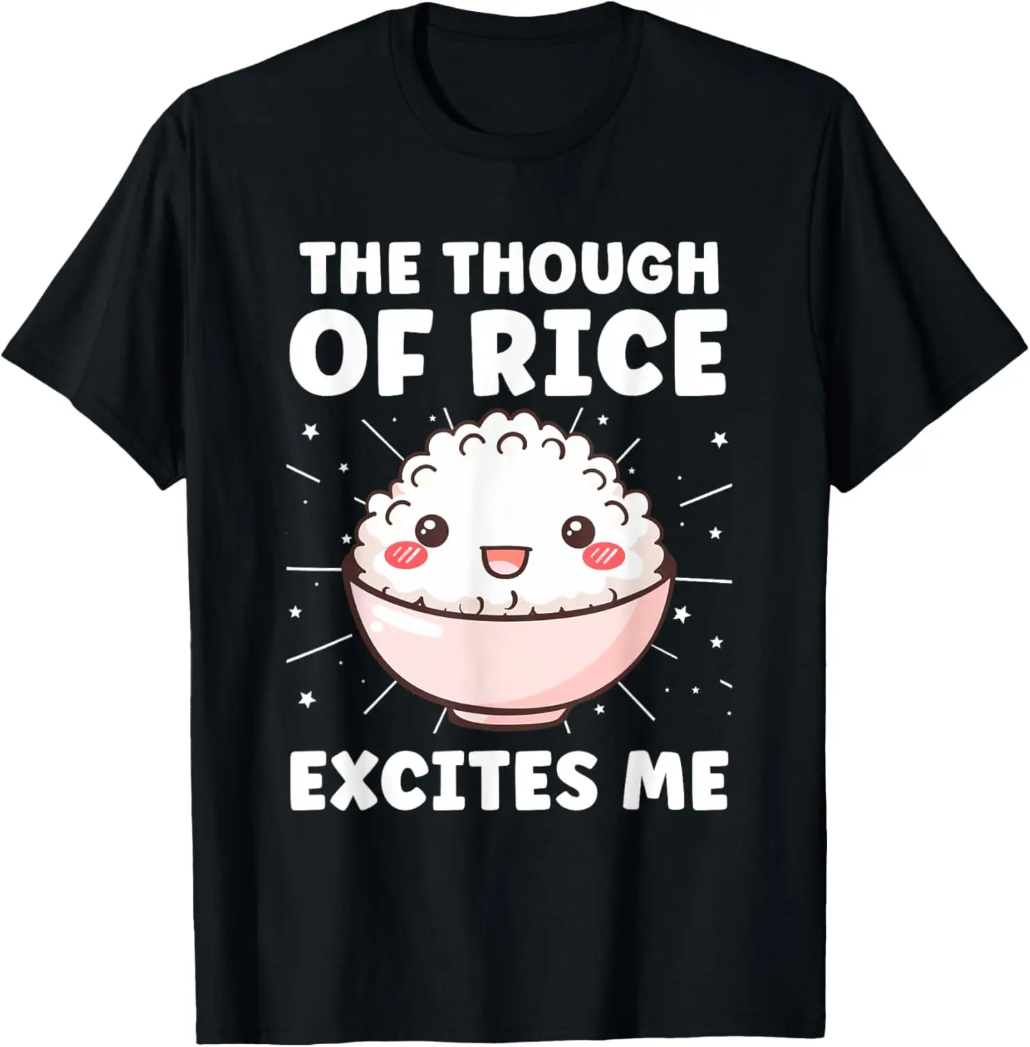 

Футболка Kawaii The Thought of Rice Excites Me Rice Lover
