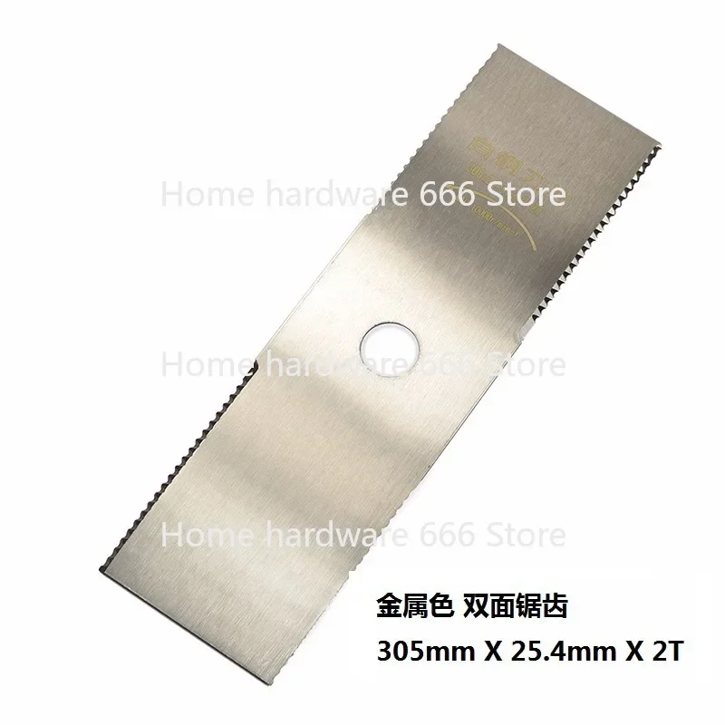 

Mower, Mower Accessories, Square Diamond Saw Blade, Straight Blade, 305Mm White Steel Manganese Steel Blade With Serration