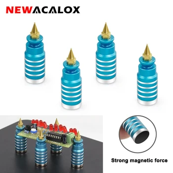 NEWACALOX 4 PCB 회로 기판 거치대, 강력한 마그네틱 베이스, 납땜 수리, 모델링, DIY, 보석 및 취미  Best5