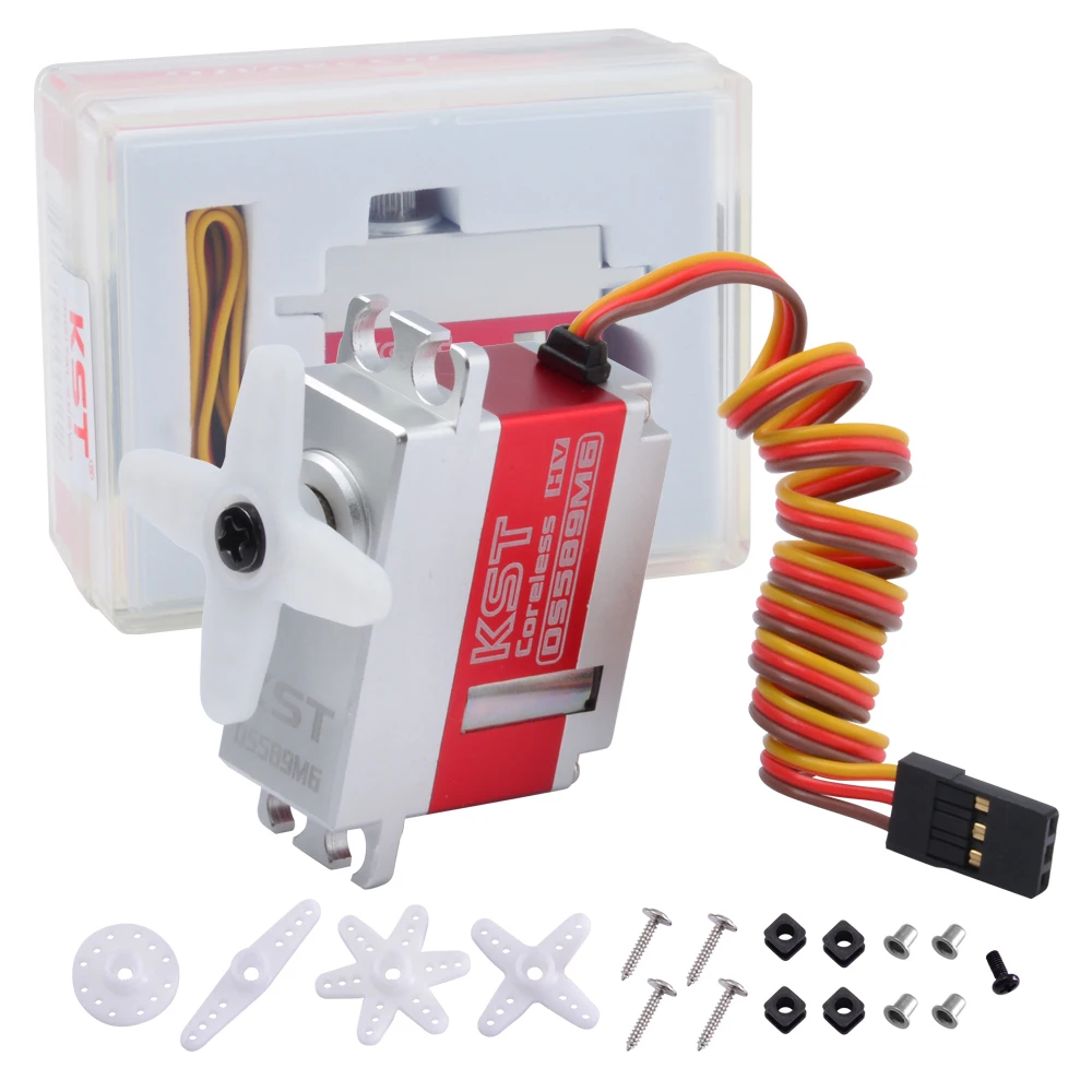 KST DS589MG 9.2KG 0.08sec Metal Gear Coreless Motor Servos HV Digital Servo Helicopter 500 Slant Plate 450 Tail Lock Servo 515