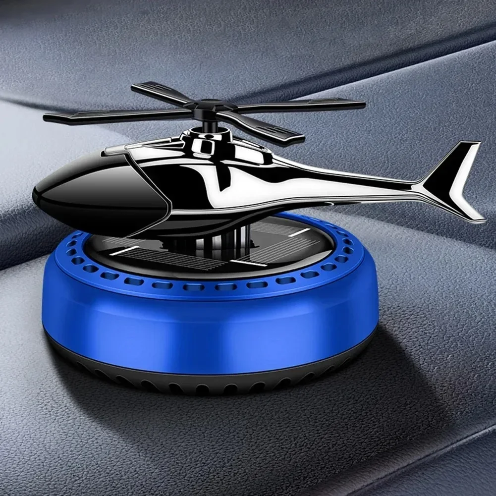 Solar Power Car air freshener Decorative Aromatherapy Propeller rotary perfume diffuser Car Auto Center Console accessories image 6