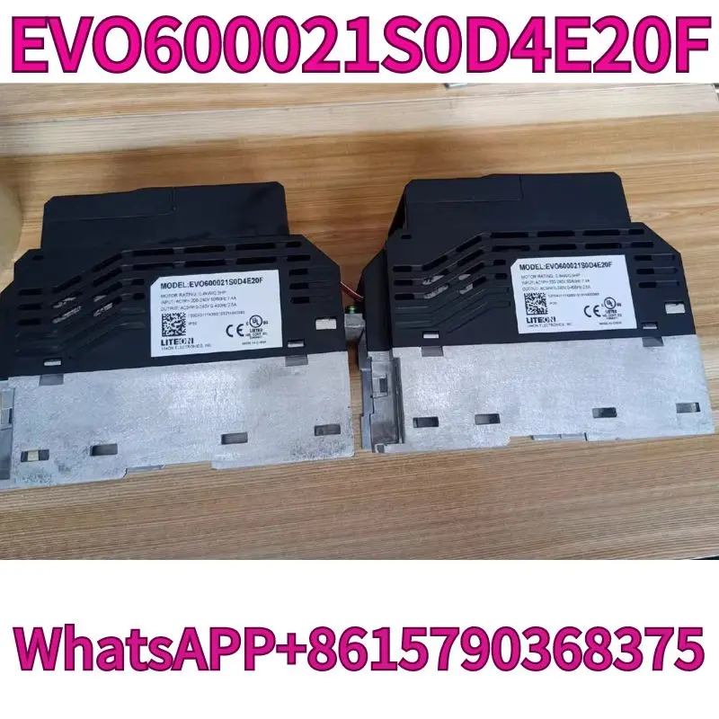 Used frequency converter EVO600021S0D4E20F 0.4kw220V