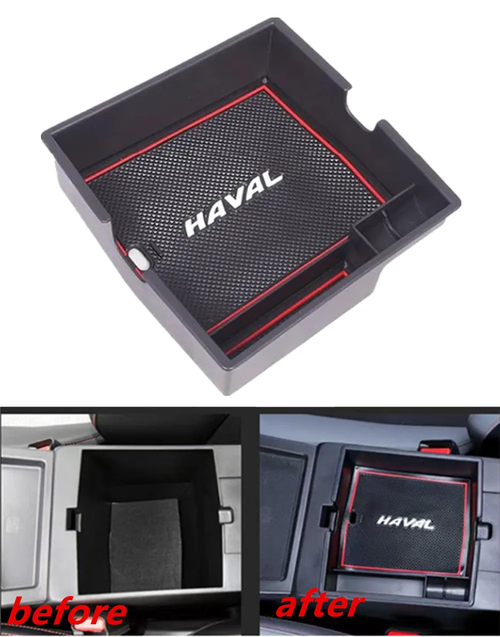 Car Interior Decoration Console Armrest Container Storage Box Refit Accessories Styling For Haval Jolion 2021-2024 Accessories