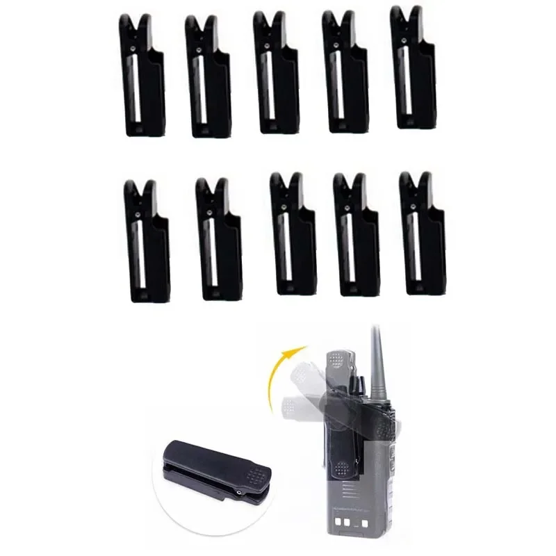 

Lot 10pcs Belt Clip Holder for Handheld Baofeng BF-A58 UV-9R Plus GT-3WP UV-XR BF-9700 Two Way Radio Walkie Talkie