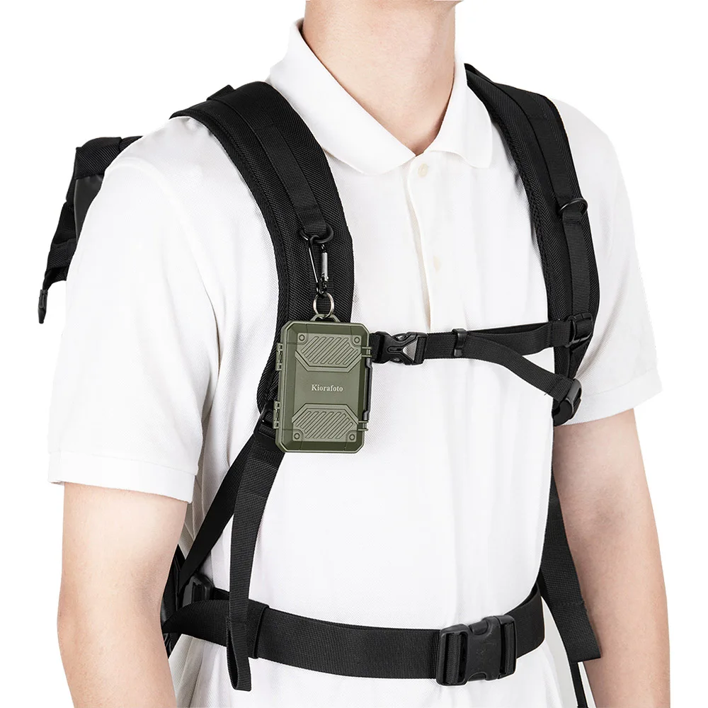 IP67 Waterproof Memory Card Case for 8 SD SDHC SDXC Cards+4 Micro SD SDHC SDXC TF MSD Cards+4 CFexpress Type-A CFA+2 Nano SIM