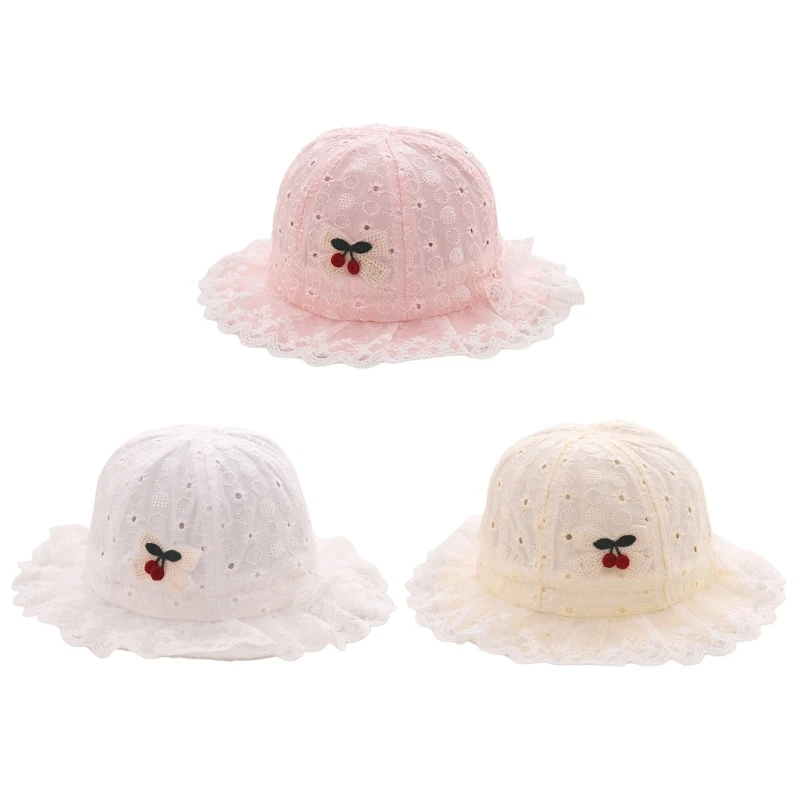 

Baby Fashionable Basin Hat Sun Protections Caps Wide Brimmed for Daily Wear