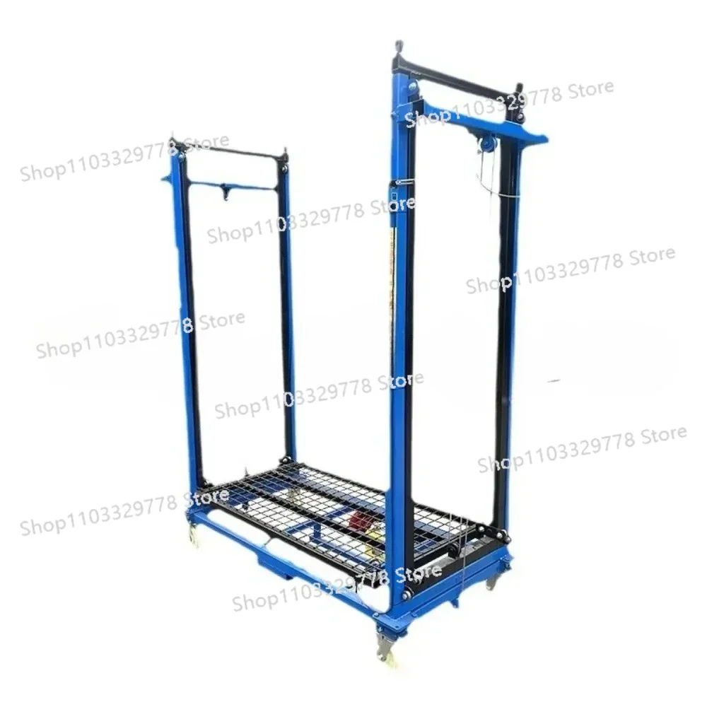 Electric scaffolding foldable household portable mobile lifting platform