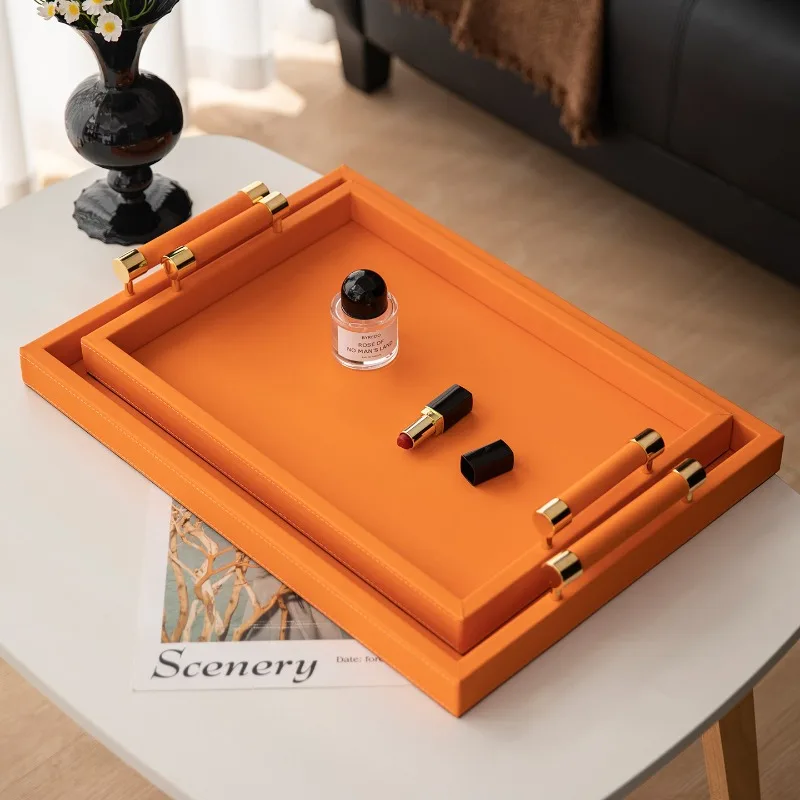Premium Beauty Salon Tray, Minimalist Rectangular Display & Organizer, Chic Storage for Esthetician Tools & Accessories