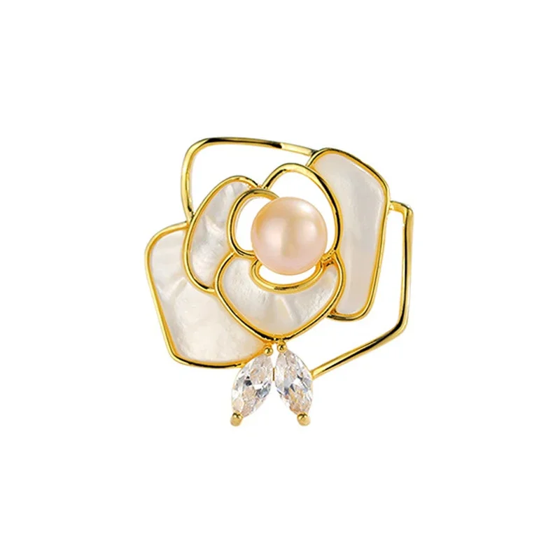 1Pc Exquisite Rose Brooch for Women Men Fashion Flower Plant Pins Brooches Jewelry Clothing Accessories Party Gifts 2025
