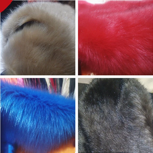 High-grade imitation fox fur,pile 3.5cm synthetic fur,faux fur fabric,Counter decoration Plush fabrics,160cm*45cm(half yard)/pcs