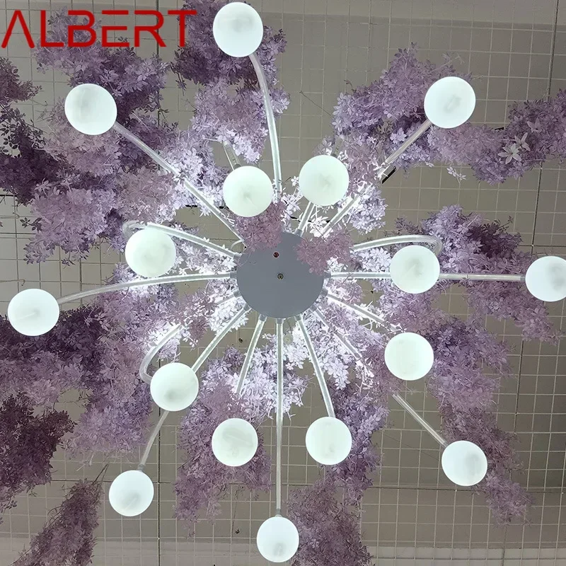 ALBERT Modern Wedding Lamp Festival Lights  Atmosphere Running Water Lamp Fireworks Lamp Road Guidance Ceiling Decoration