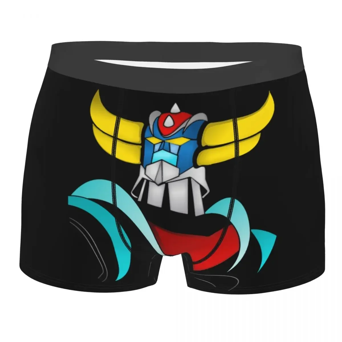 

Men Grendizer Goldorak Boxer Shorts Panties Polyester Underwear Mazinger Z Anime Robot Homme Humor S-XXL Underpants