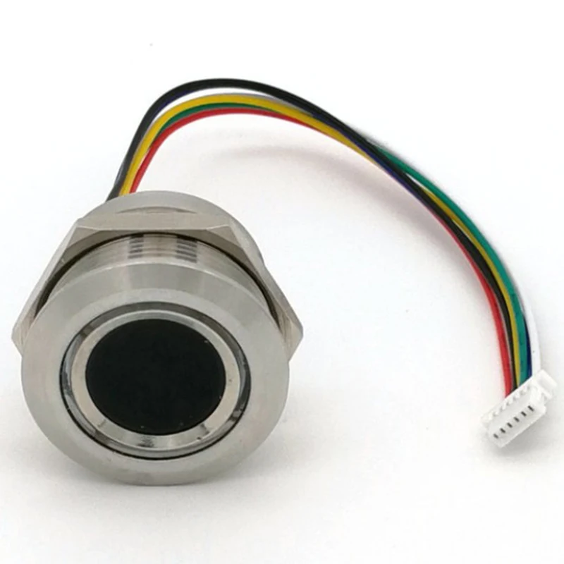

A68Z R503 Circular Round Two-Color Ring Indicator LED Control DC3.3V MX1.0-6Pin Capacitive Fingerprint Module Sensor Scanner