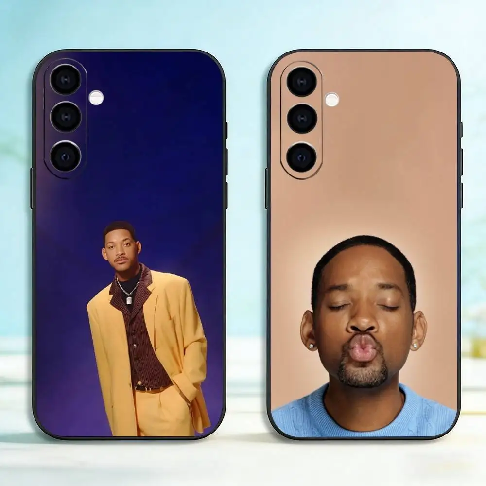 

Actor W-Will Smith Phone Case For Samsung Galaxy A73,A72,A71,A70,A53,A52,A51,Others Soft Black Cover