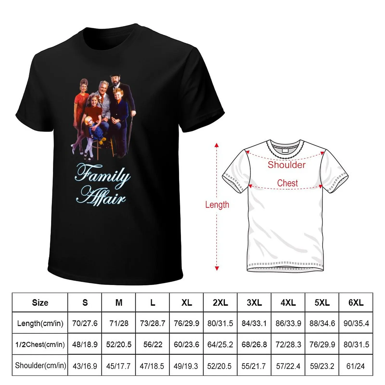 Vintage Family Affair Retro Throwback Tribute T-Shirt T-shirt for a boy t shirt man Anime t-shirt Men's clothing