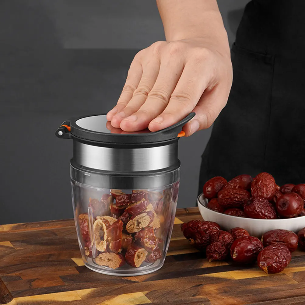 

1Pcs Ergonomic Stainless Steel Fruit Slicer Convenient Food Cutter Red Date Slicer Tomato Cutter Kitchen Tool