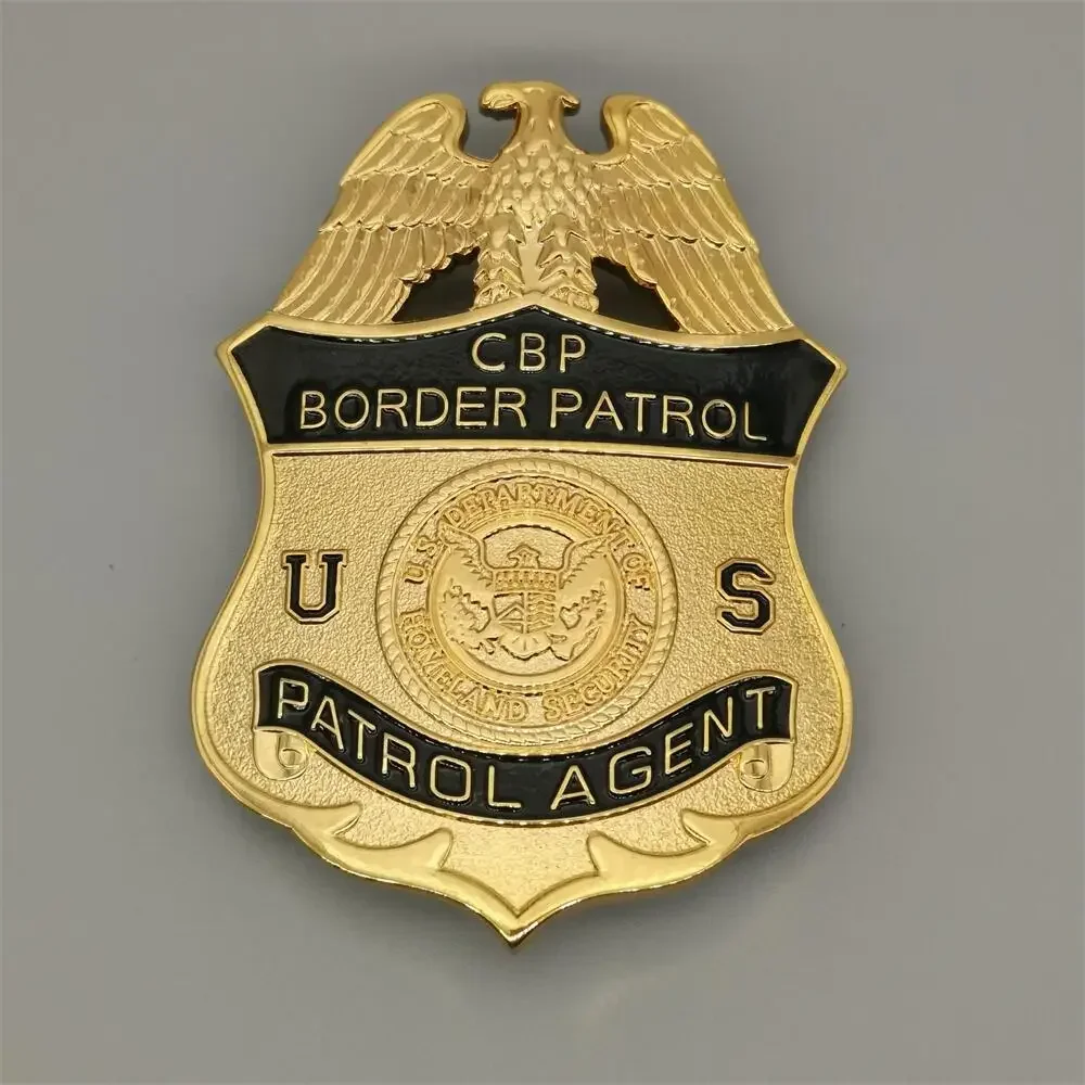 Tactical outdoor U.S.CBP Cosplay Detective Movie Props Metal Badge