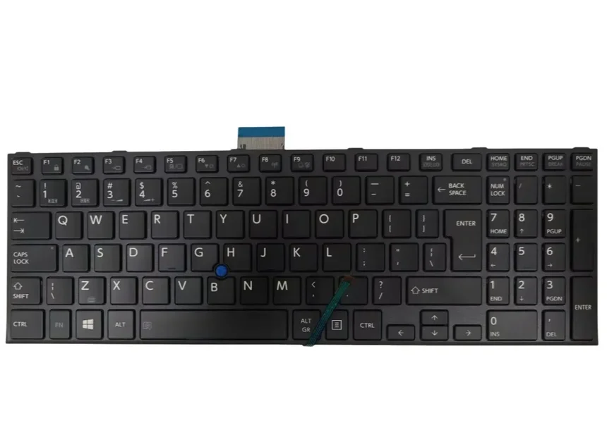 

Клавиатура для ноутбуков Toshiba Satellite Pro R50-C, Tecra A50-C, Z50-C, A50-C1510, A50-C1520, Z50-C1550, английская раскладка