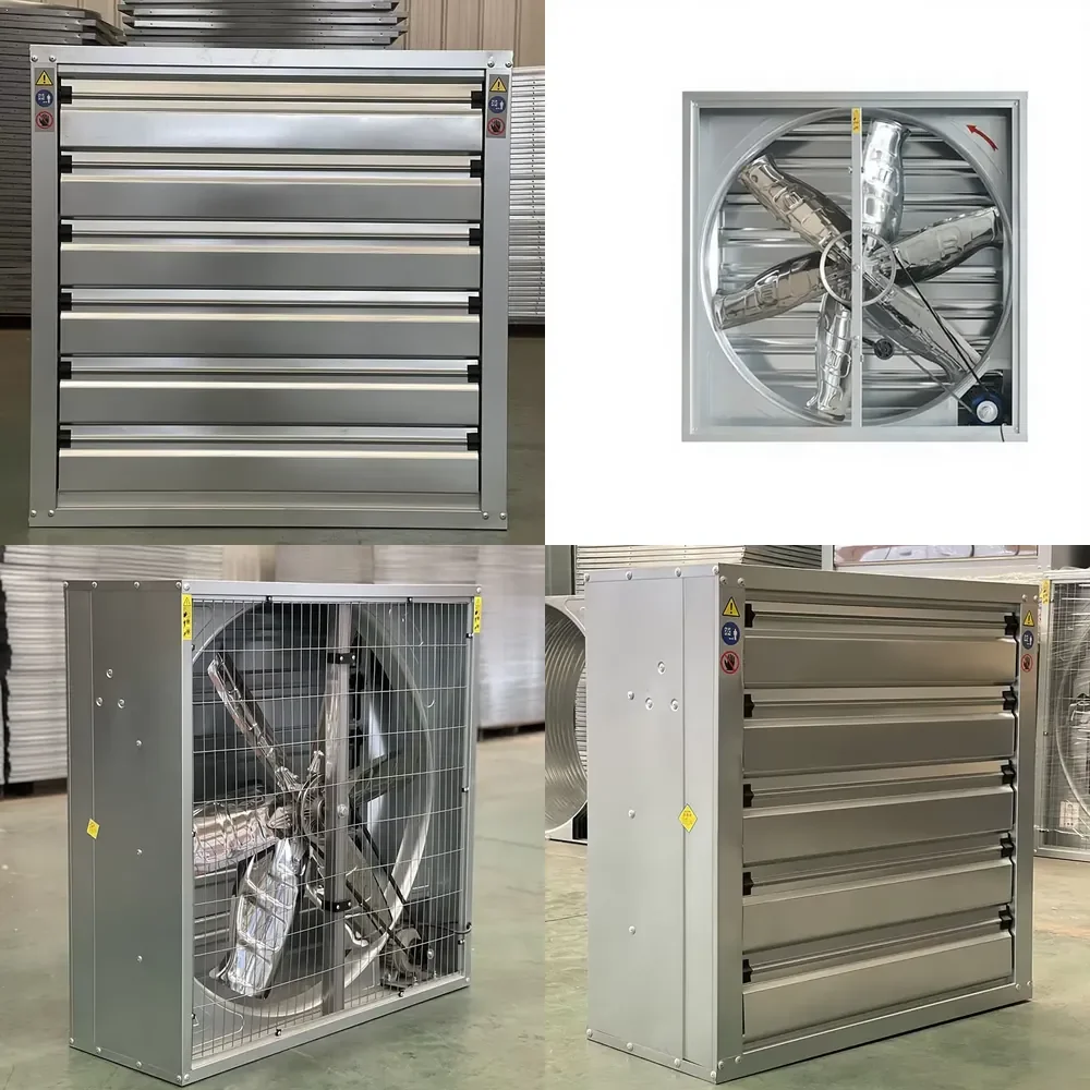

Negative Pressure Industrial Exhaust Fan High Power Farm Strong Factory Workshop Mute Ventilation 6 Blades 220V