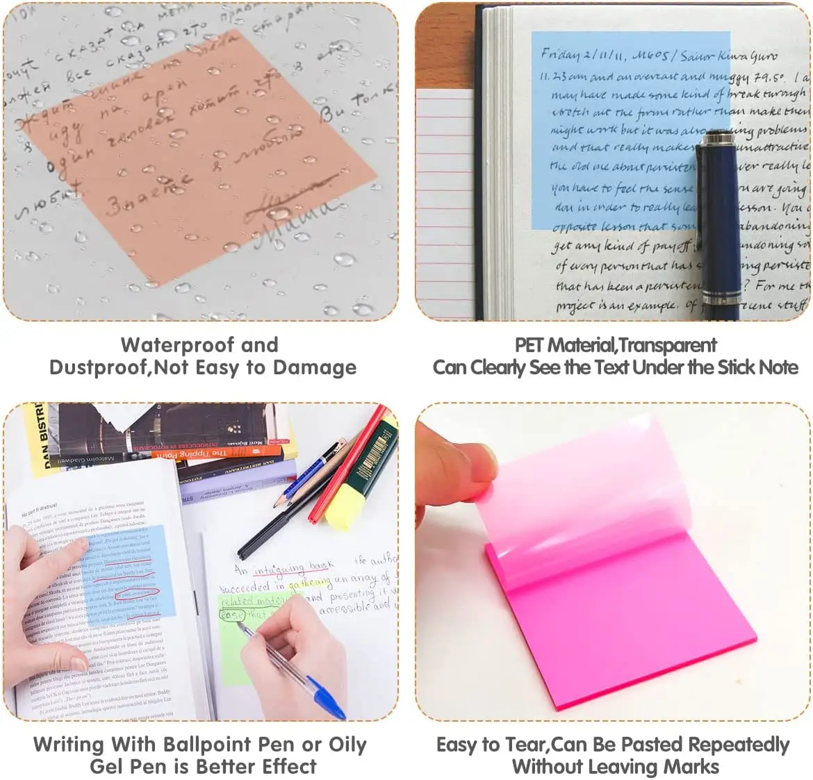 New High Quality 11 Colour Memo Pad Sticky Notes Bookmark Marker Sticker Paper Student office Supplies