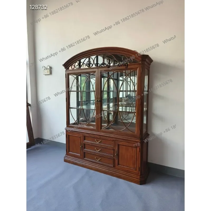 

X New minimalist, wine cabinet, dishes, decorative cabinet, alder + veneer