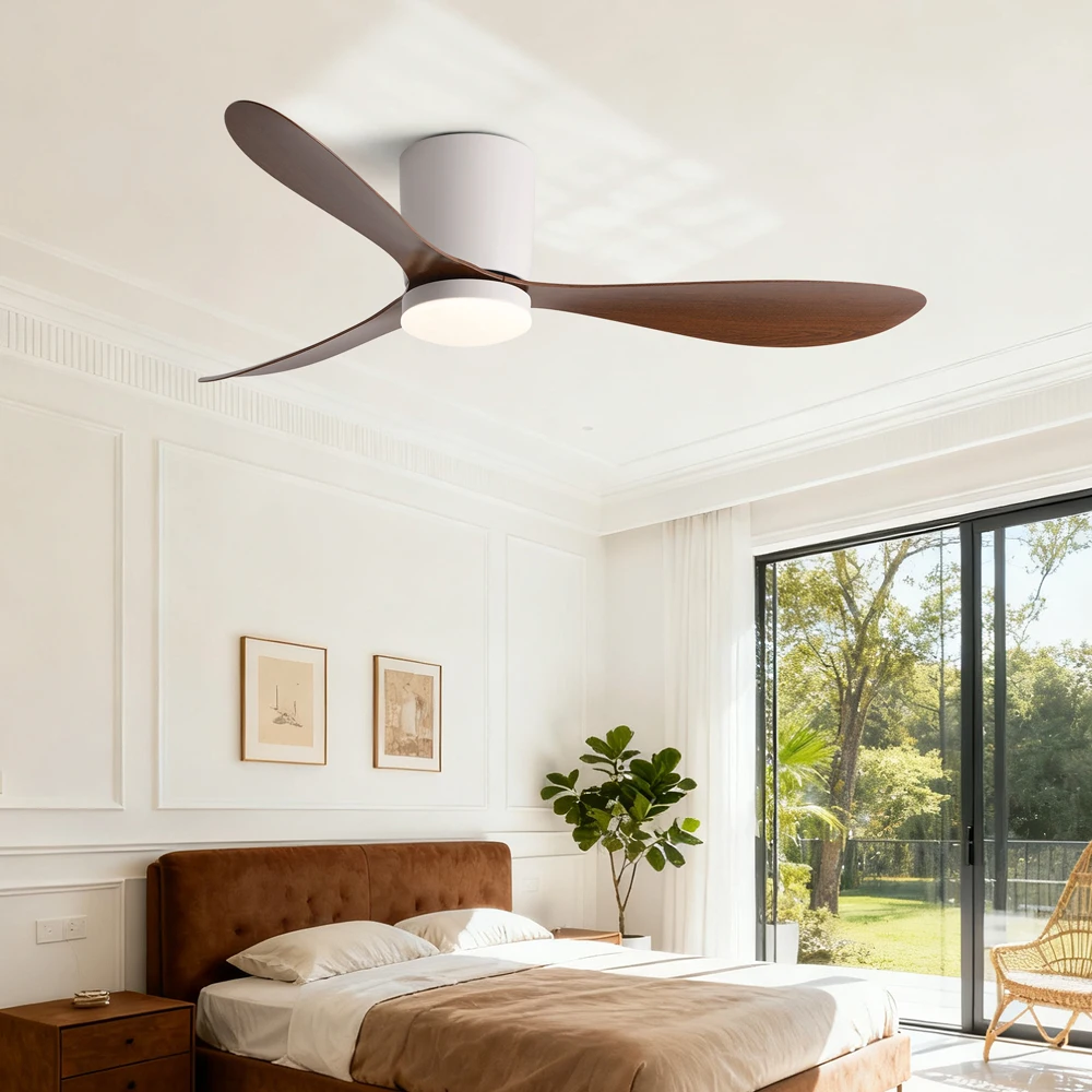 

36/42/52 Inch Inverter Ceiling Fan w/Light, Super - Silent, Ideal for Bedroom, Dining, Living Room & Office with remote