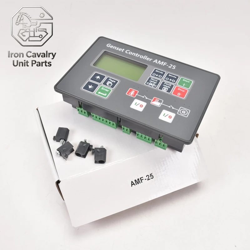 AMF25 Original Diesel Generator Controller Automatic Start LCD Control Panel AMF-25