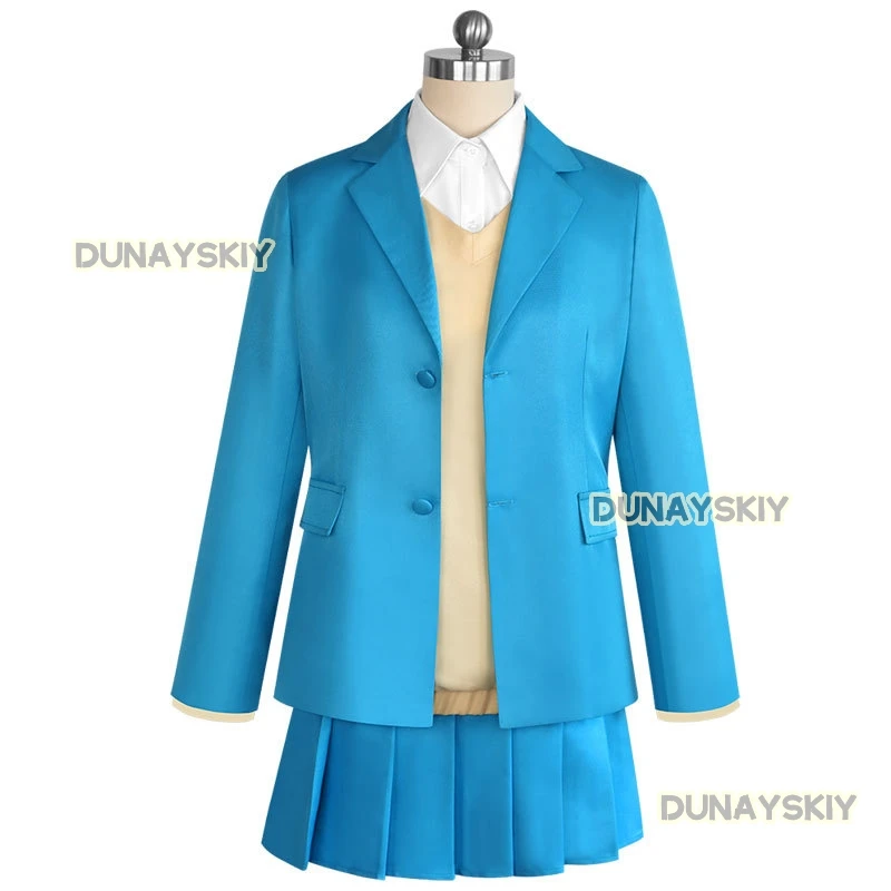 Anime Blue Box Alberpetrol Kano Cosplay Costume pour femme, perruque, uniforme scolaire, jupe Ao No HCabo Hina Chono, ensemble de fête d'Halloween