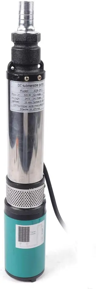 

High-Efficiency Stainless Steel Deep Well Pump - 82ft Max Lift&Quiet Operation, 1-inch Outlet&Fine Filter, for Garden/Reservoir