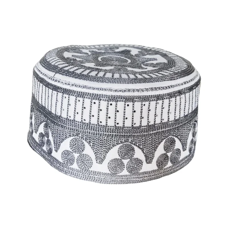 Comfortable Polyester Hat for Worship and Leisure Elegant Design Fabric