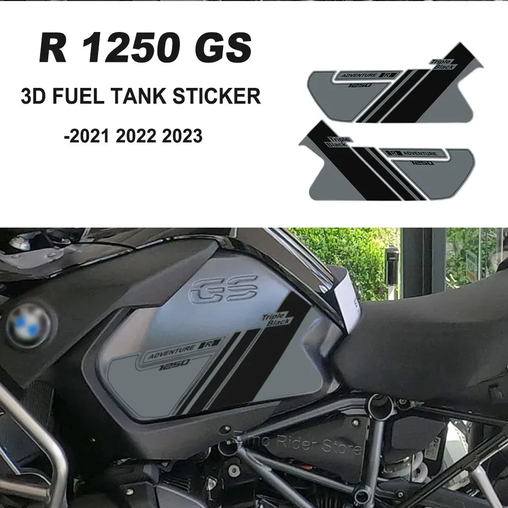 R1250GS Adv For BMW R 1250 GS Adventure Triple Black 2023 Tank Waterproof Anti-scratch Motorcycle Protector Sticker