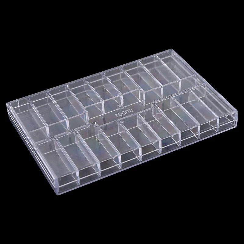 Plastic storage box with 19 compartments, storage box, utility, tool, fishing equipment