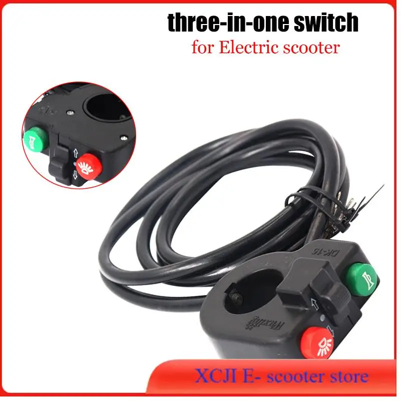 

Водонепроницаемый руль, фара, звуковой сигнал поворота, переключатель для электрического скутера KUGOO M4/PRO 3 в 1, сменные аксессуары