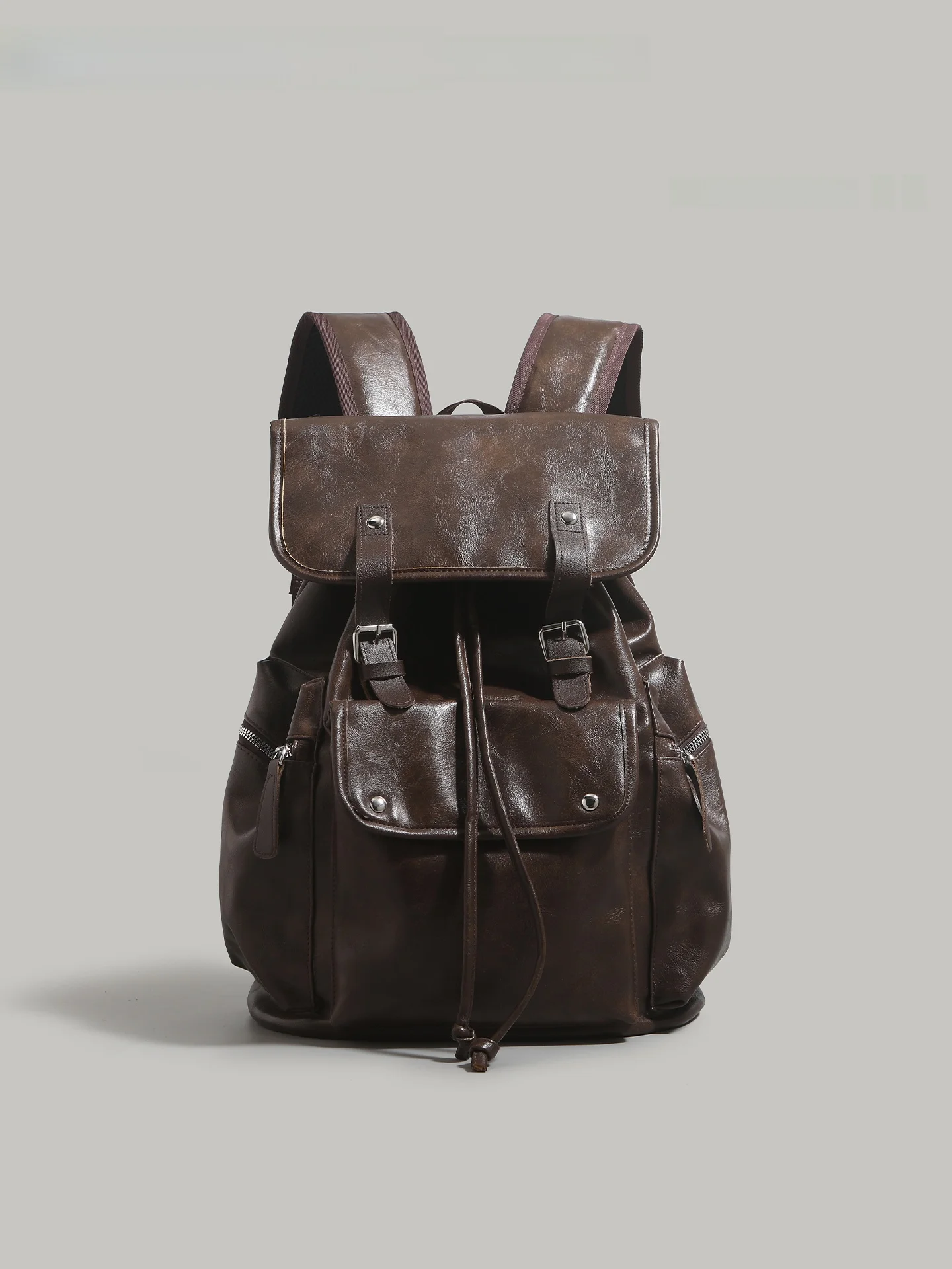 

UR American Retro Large Capaci Double oulder Bag Men's Commuter Busin Laptop Bag Casual Travel Bapa for Youth