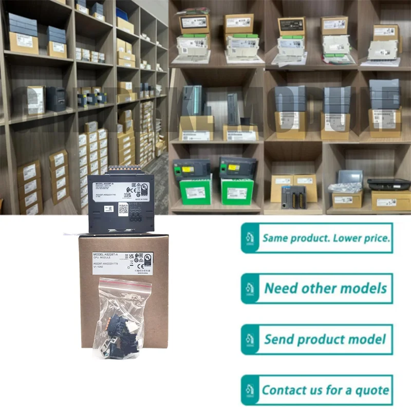 Modul CPU pengendali dapat diprogram AS228T-A asli baru