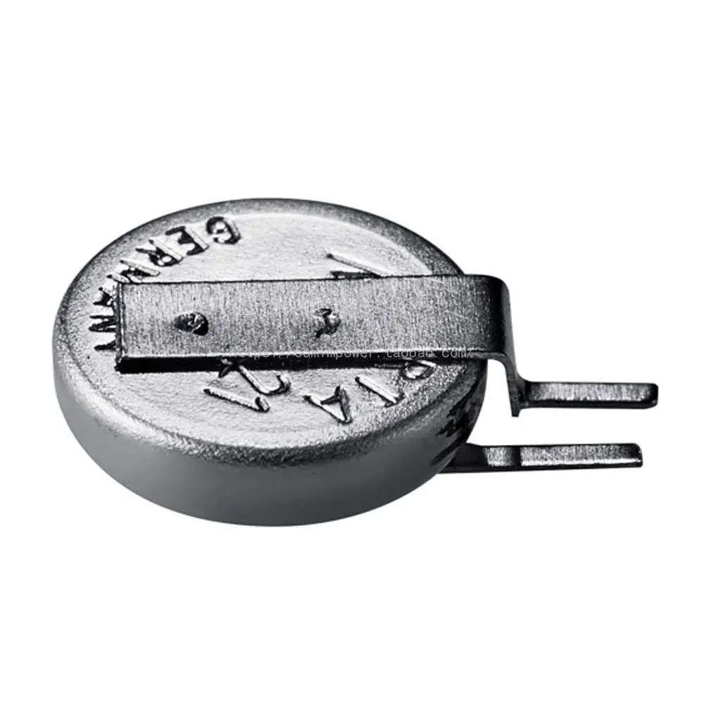 50 piezas para Varta MC621 con terminales de soldadura, batería de botón recargable ML621 MS621 de 3V