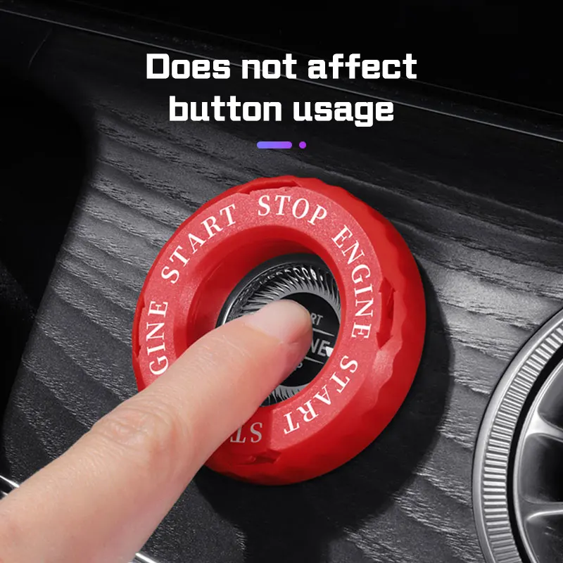 For Chery Tiggo 2 3 4 7 8 Pro T3 Gx 3X IQ A3 Amulet Fulwin Car Engine Start Stop Button Cover Ignition Decor Sticker Accessories