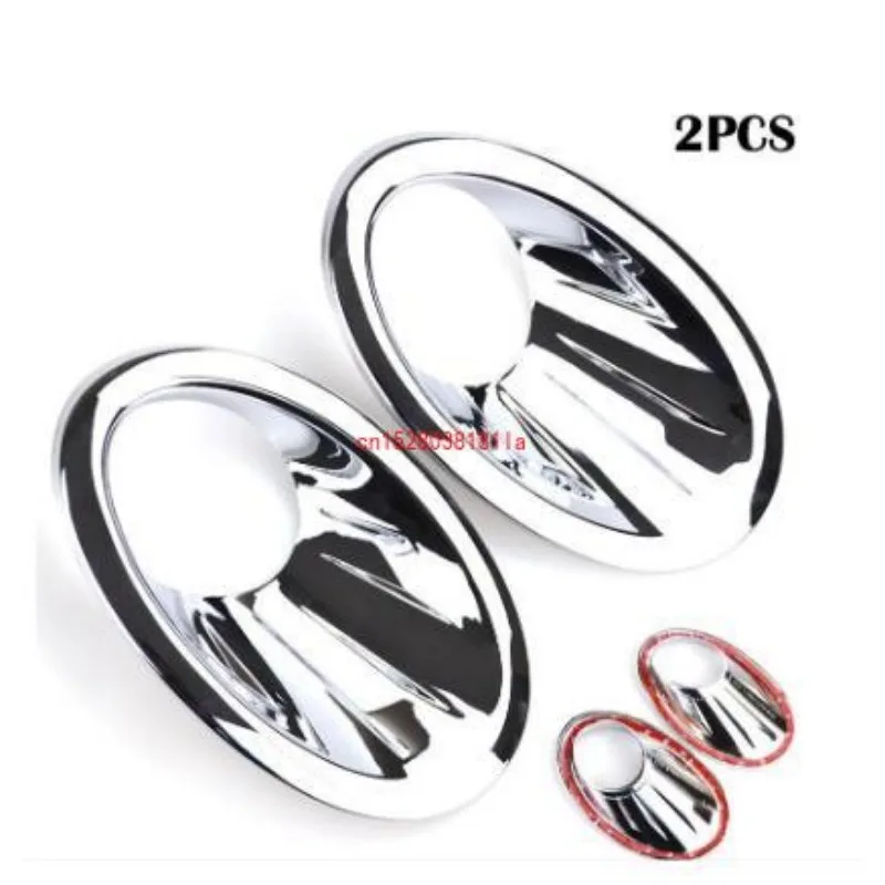 For Nissan Qashqai/Dualis J10 2007-2013 Chrome Front Fog Light Cover Bumper Lamp Trim Molding Garnish Frame