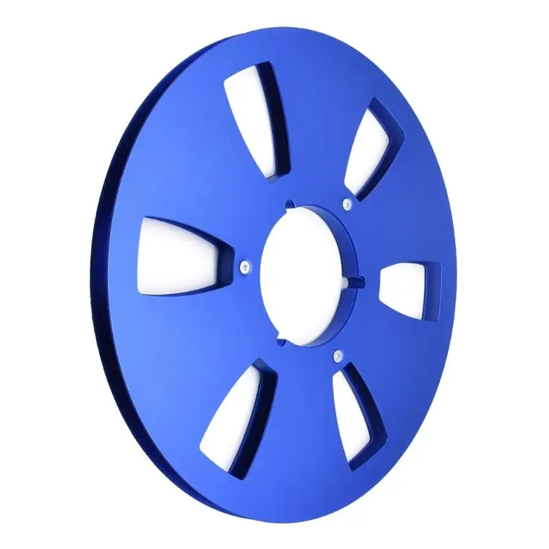 

652F Light Metal 10.5Inch Reel Disk Aluminum Hub for 1/4Inch Open Recording Tape