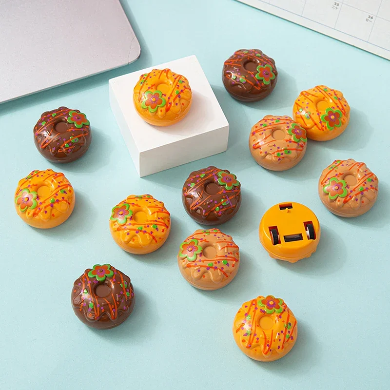 

"9PCS Playful Pull Back Cars Set, Cute Mini Food Model Cars Replica of Chocolate Doughnuts, Perfect Dollhouse Toy for Kids"