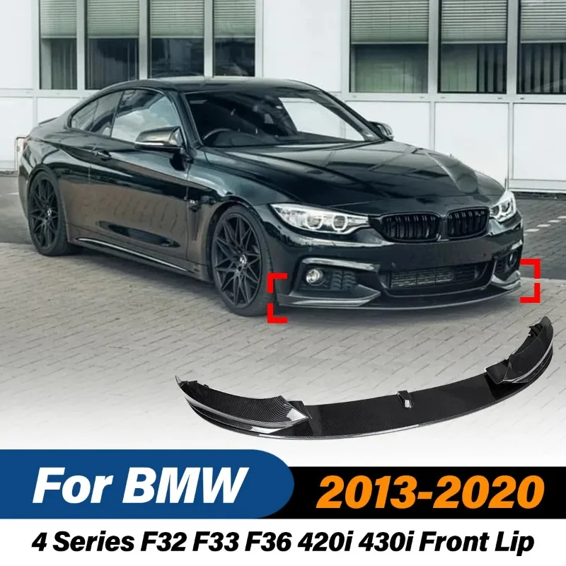 

For BMW 4-Series F32 F33 F36 420i 430i 420d M440i 2014 2015 2016 2017 2018 2019 2020 Front Bumper Surround Splitter Lip Spoiler