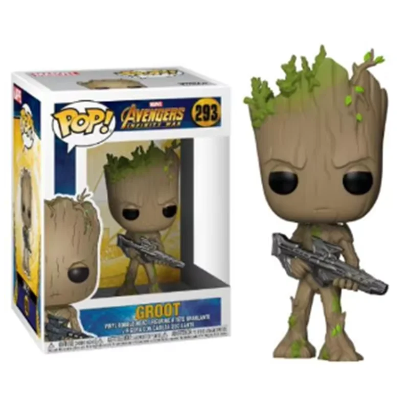FUNKO POP Anime Marvels of The Galaxy Grootted The Avengerrs the Groot280 Action Figure Collection Model Toy for  Gift
