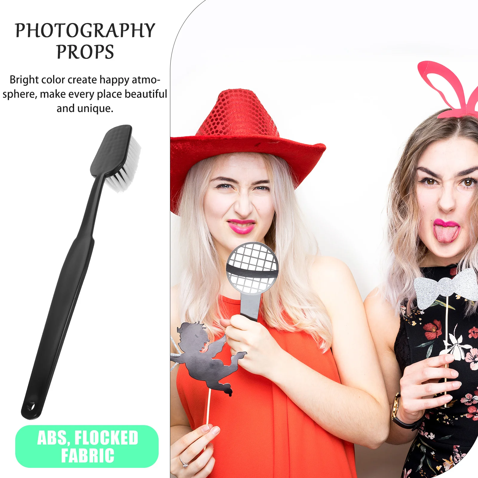 

1pc Giant Toothbrush Prop Large Funny Decorative Photo Prop For Party Halloween Cosplay Prank Supplies Selfie Accessory