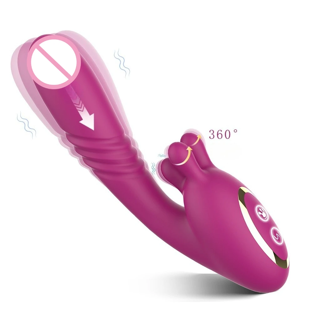 Strong Kneading Vibrator Insertion Telescopic Female Masturbator in-body Telescopic Female Masturbator Adult Sex Toy Vibration