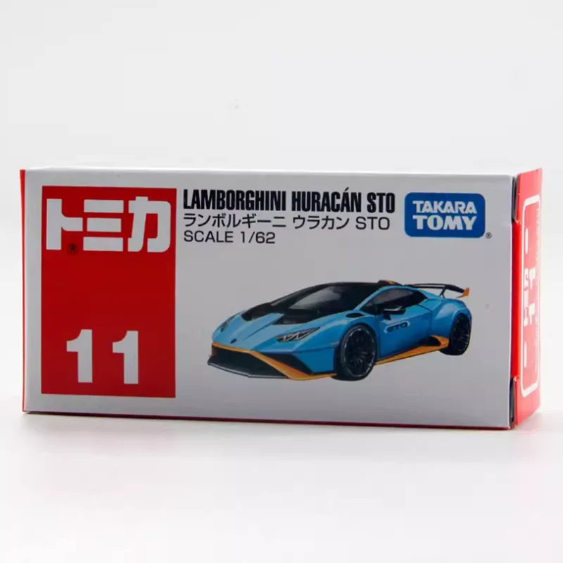 Takara Tomy Tomica No.11 Lamborghini Huracan Sto Veicolo Pressofuso in metallo Modello Collezione di giocattoli 174783