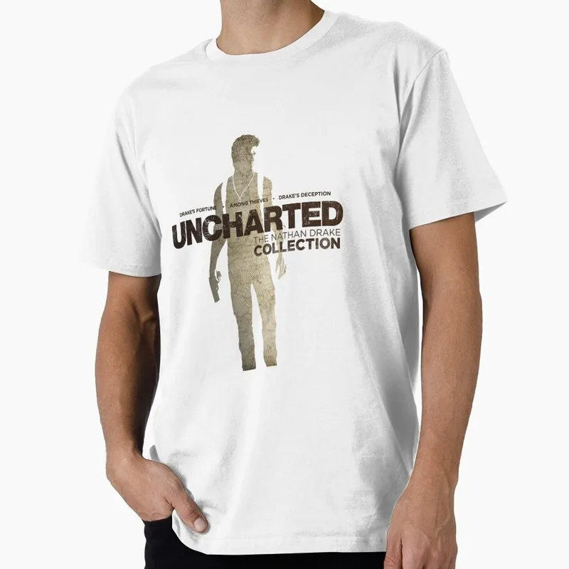 Adventure Tours Uncharted Gift For Fans Gamer T Shirt 0804 Short Sleeve Video game Graphic Clothes All Size Tops S-6XL