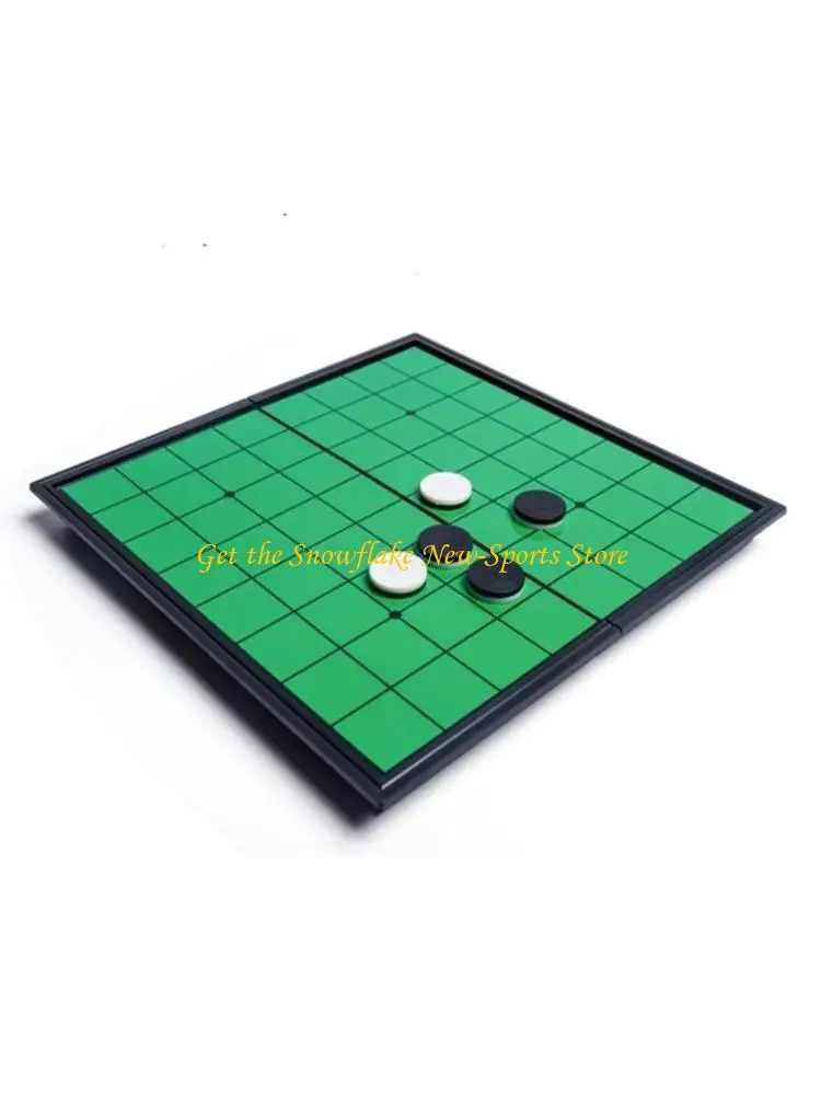 

E56D Foldable Go Game Set, 9.84Inch Collapsible Reversi Othello Travel Board